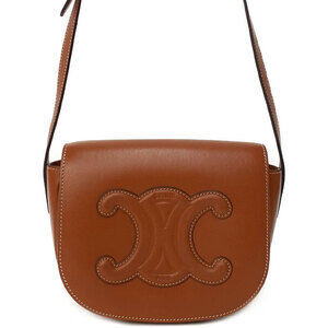 Celine Cuir Triomphe Folco Shoulder Bag